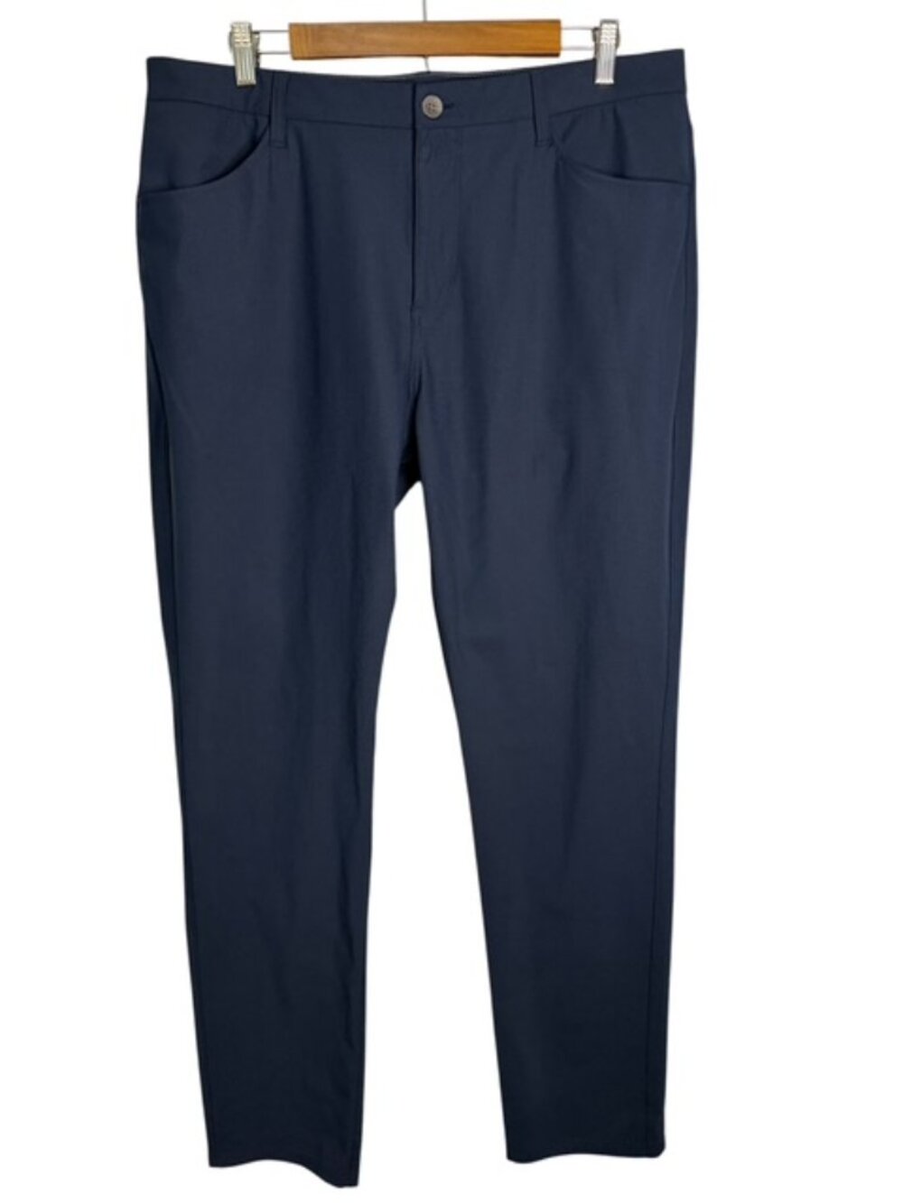 Vuori Pants Men's 36x31 Meta Athletic Moisture Wicking Straight Leg Blue